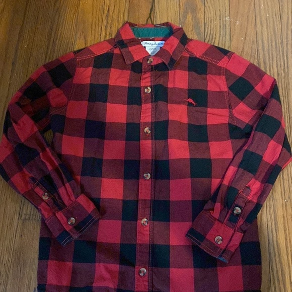 TOMMY bahama size 7/8 button down shirt - Picture 2 of 4